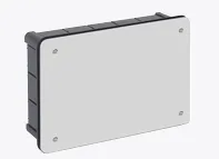 CAJA 160X100X50 BLANCA C/TORNILLOS